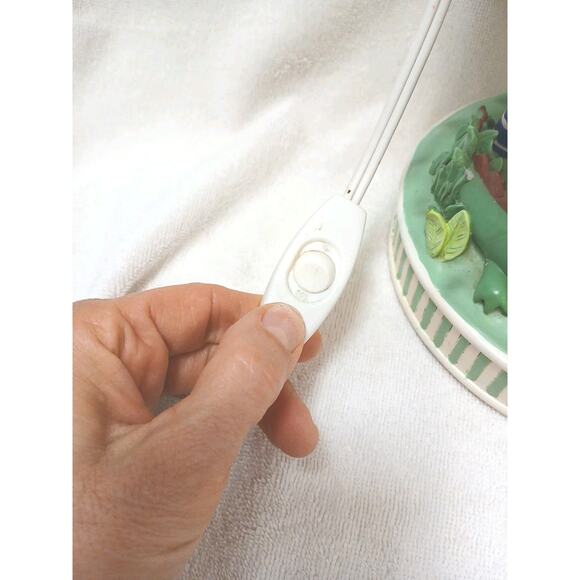 2004 Vintage Nursery Lamp Baby Jungle Animals Child Room w Shade Decor Works - Picture 12 of 16